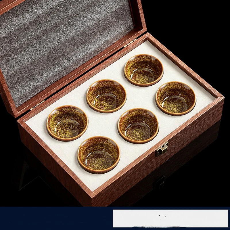 6PC Marigold Tea Cup Gift Box