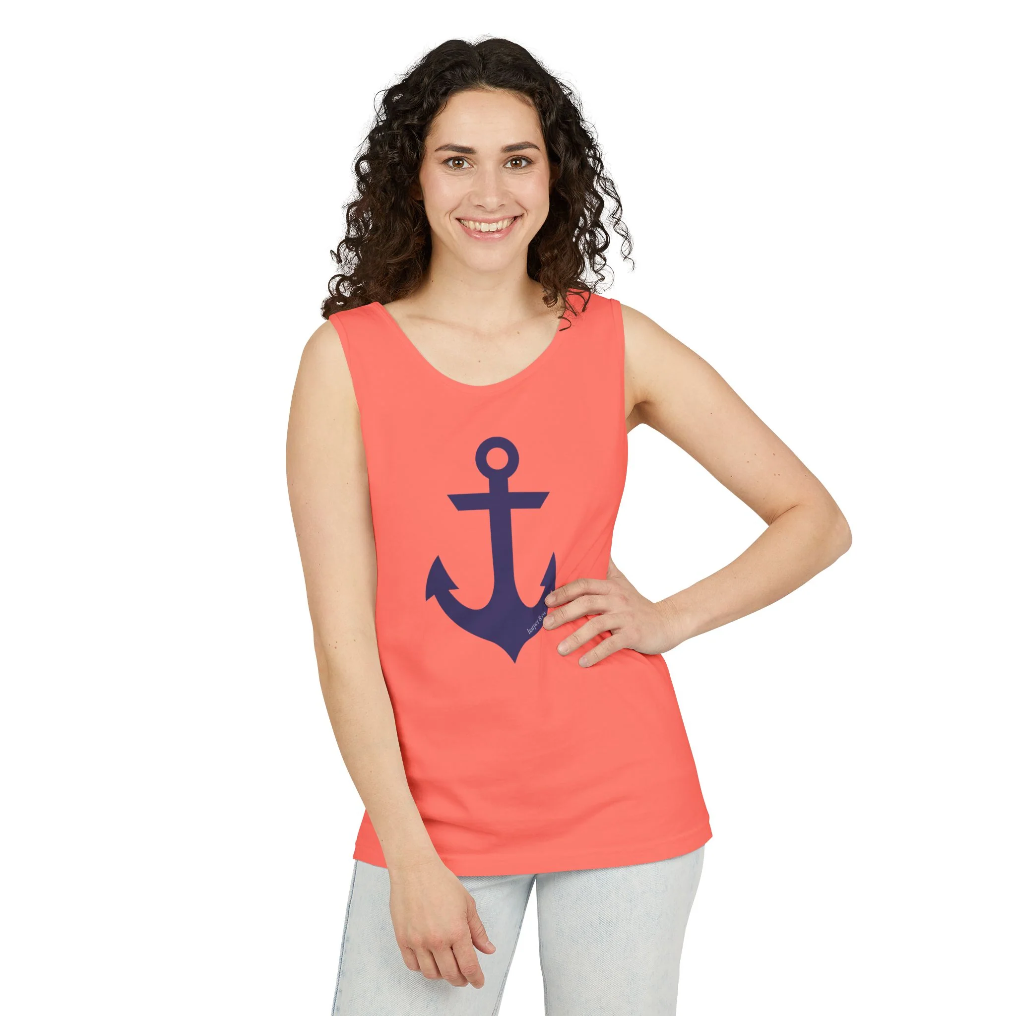 Anchors Aweigh Comfort Colors Unisex Garment-Dyed Tank Top Multiple Colors