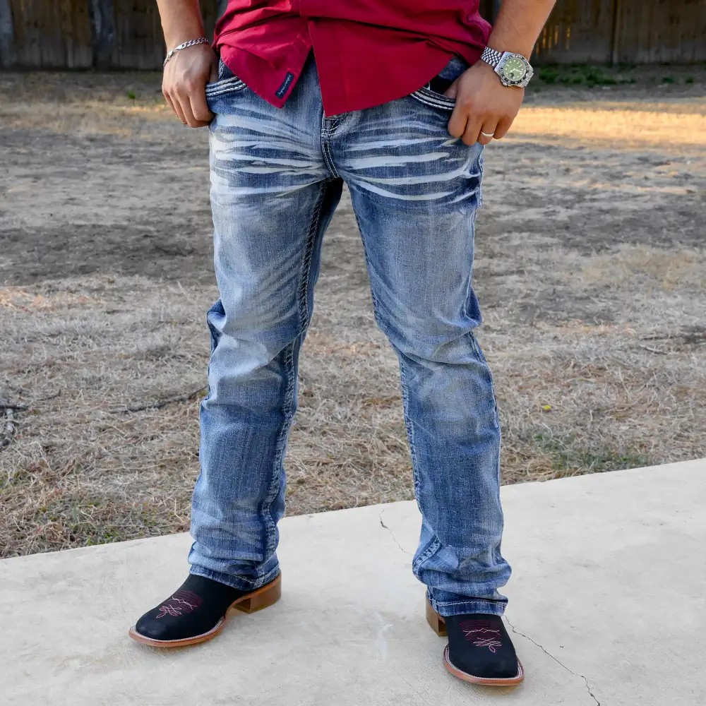 Men’s SA-043 Straight Fit Blue Jean