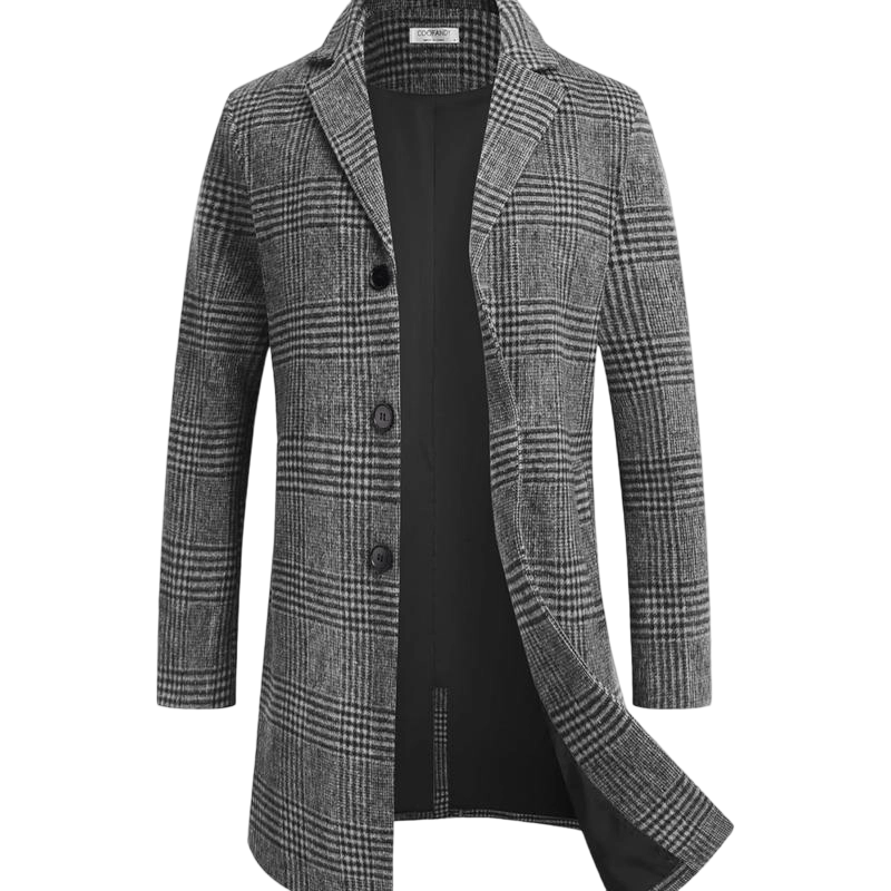 🔥Last Day 95% OFF🔥Men's Wool Blend Overcoat