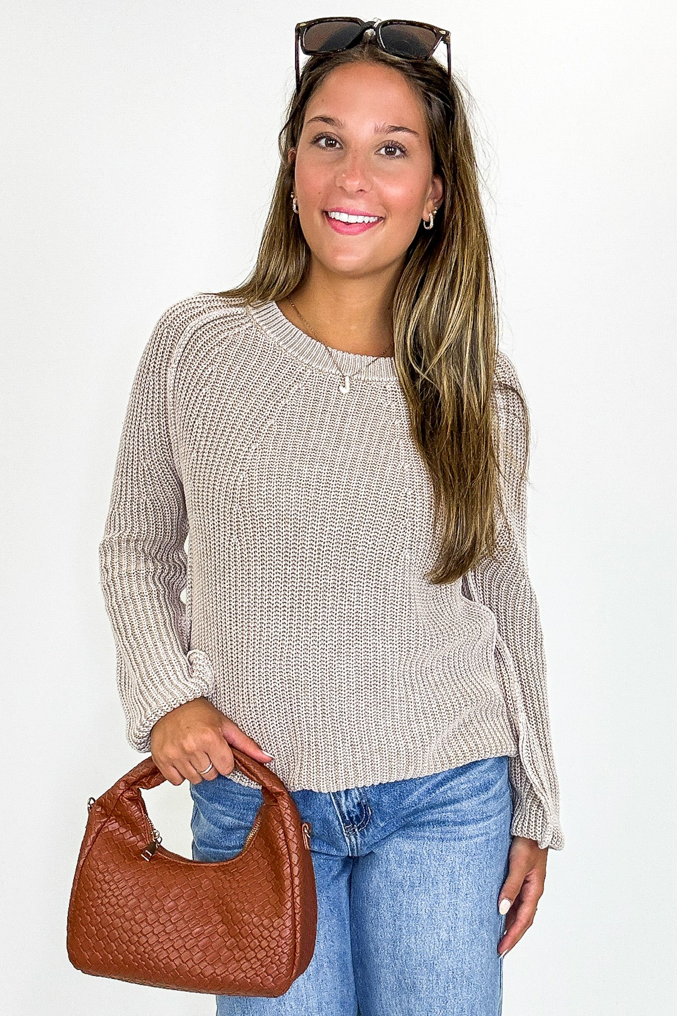 Fireside Stone Washed Round Neck Sweater