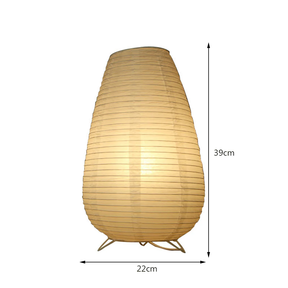 Small Rice Paper LED Table Lamp