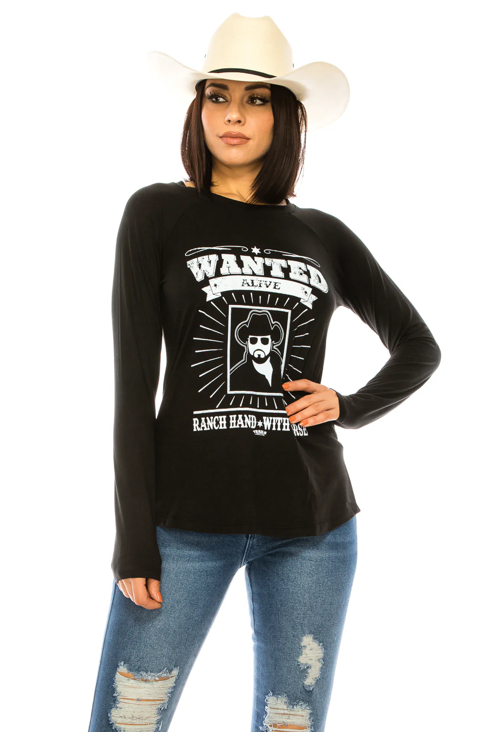 WANTED RANCH HAND LONG SLEEVE