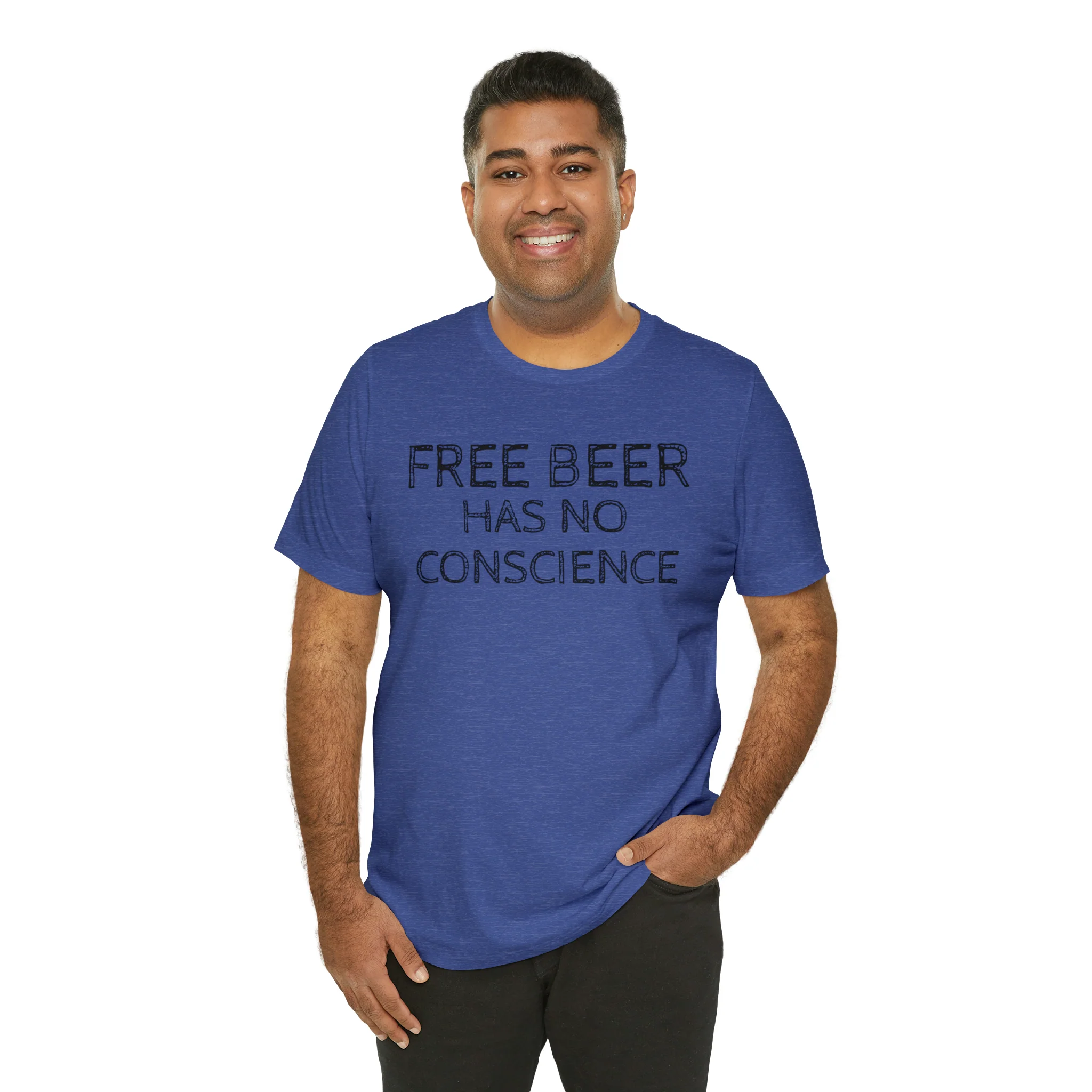 Free Beer Unisex Jersey Short Sleeve Tee