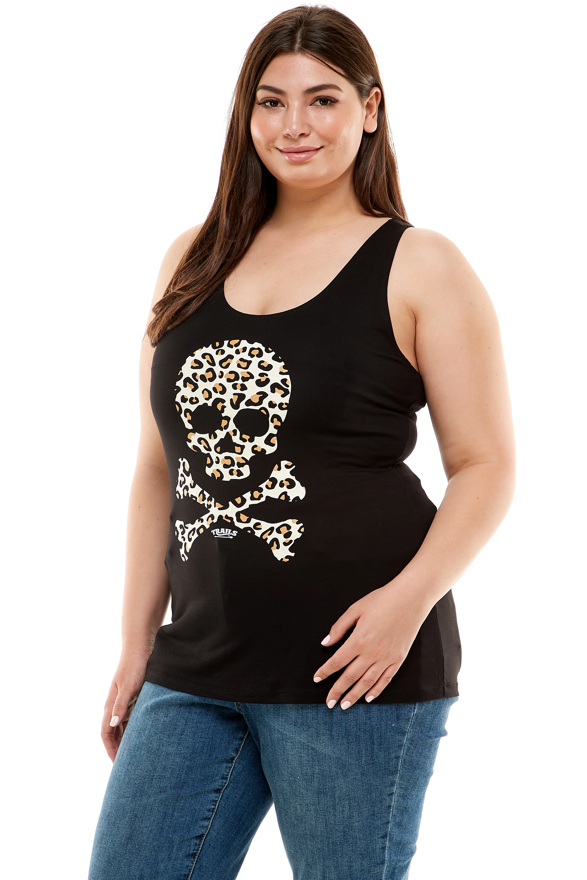 LEOPARD SKULL TANK TOP