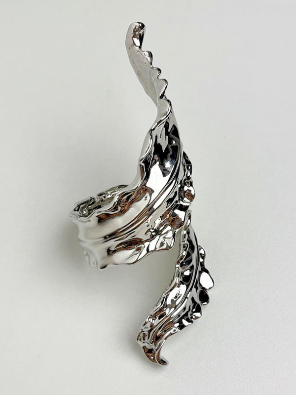 Geometric Pleated Shiny Solid Color Bracelet Accessories