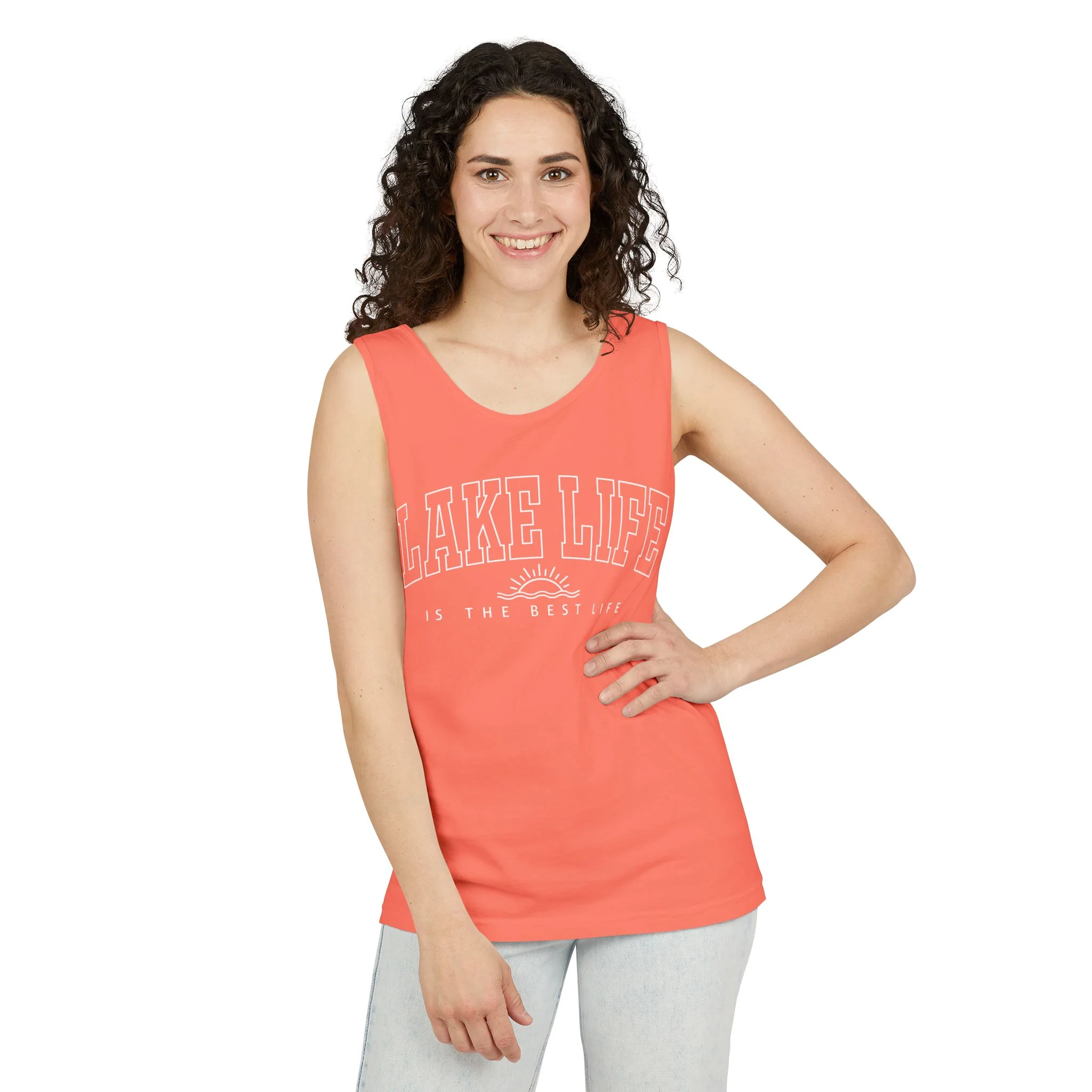 Lake Life Garment-Dyed Tank Top