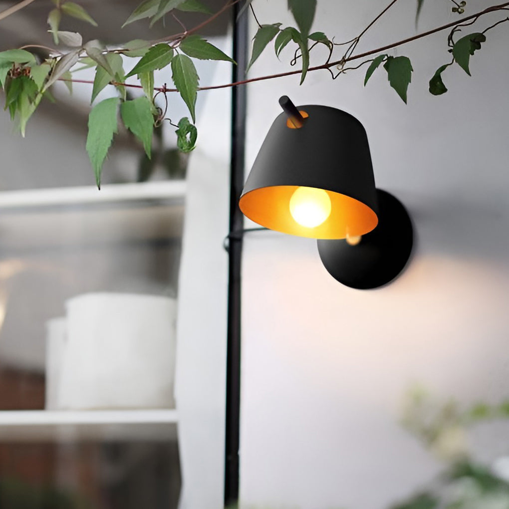 Unique Matte Metal Nordic Plug in Wall Sconce Lighting Wall Light Fixture