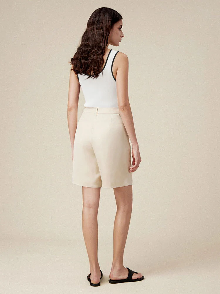 Contrasting Slim Fit Knit Tank Top