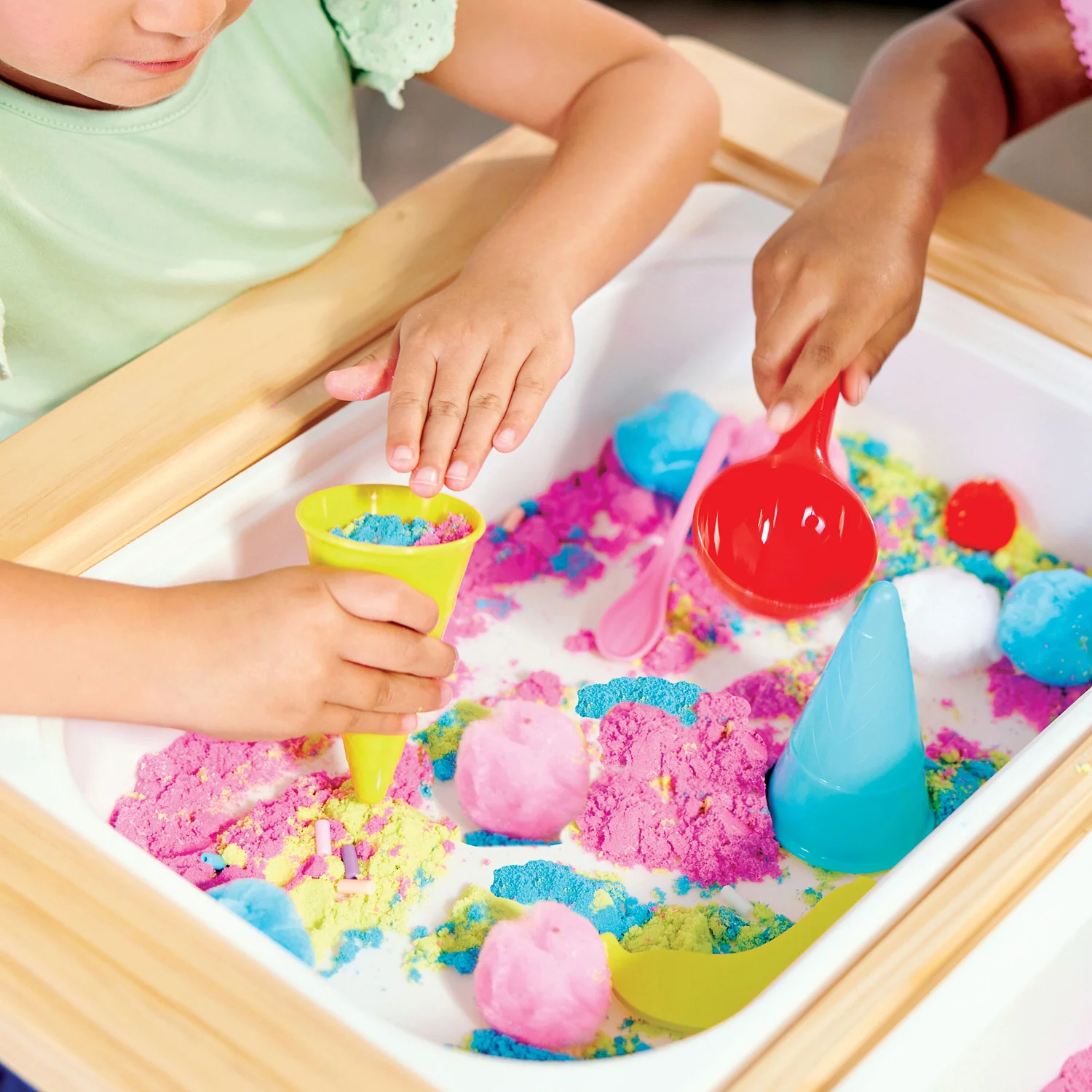 Ice-Cream Sensory Activity Table