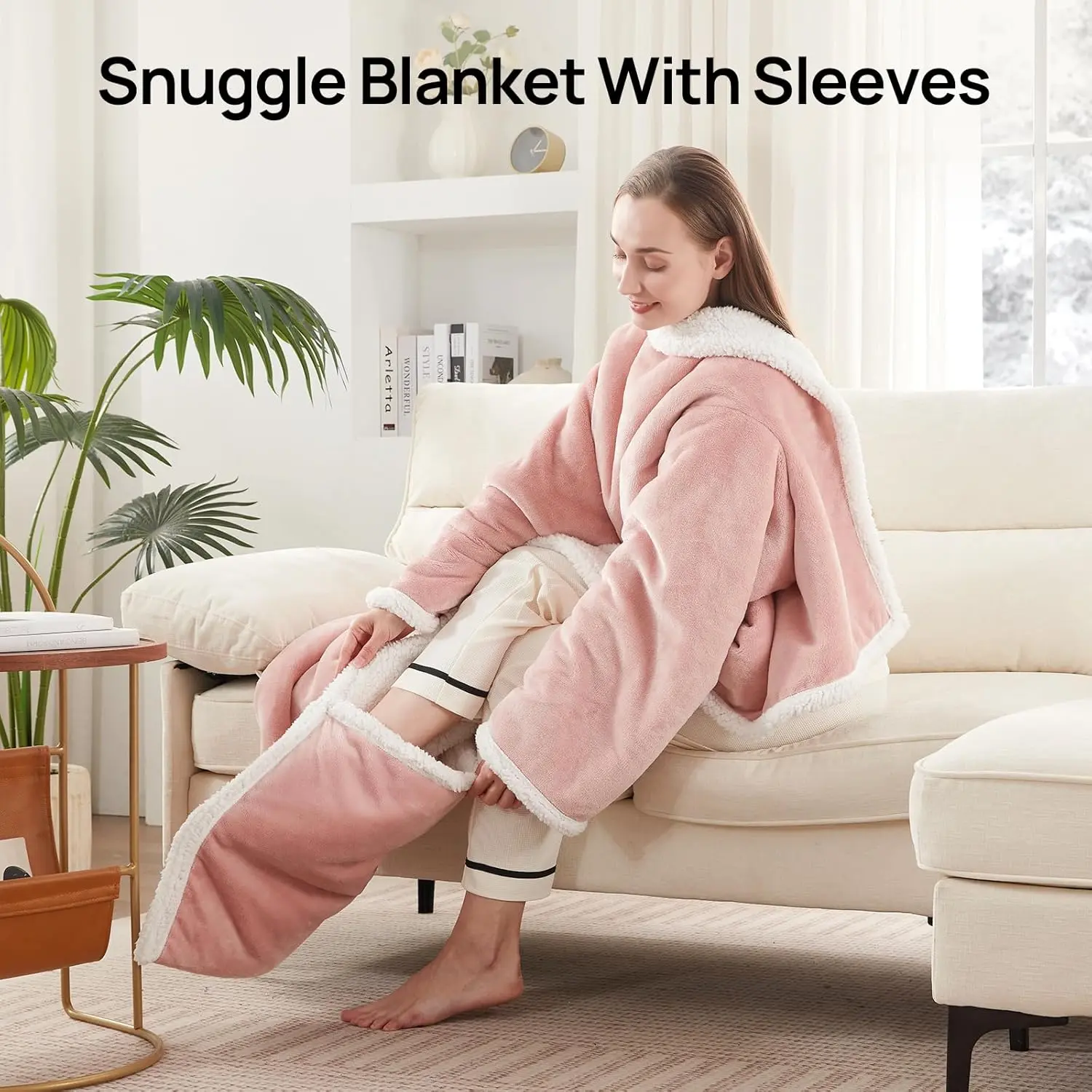 🎁Christmas PROMOTION-Wearable Electric Clothing With Sleeve And Foot Pockets 6 Heating Levels And Long Heating Times1