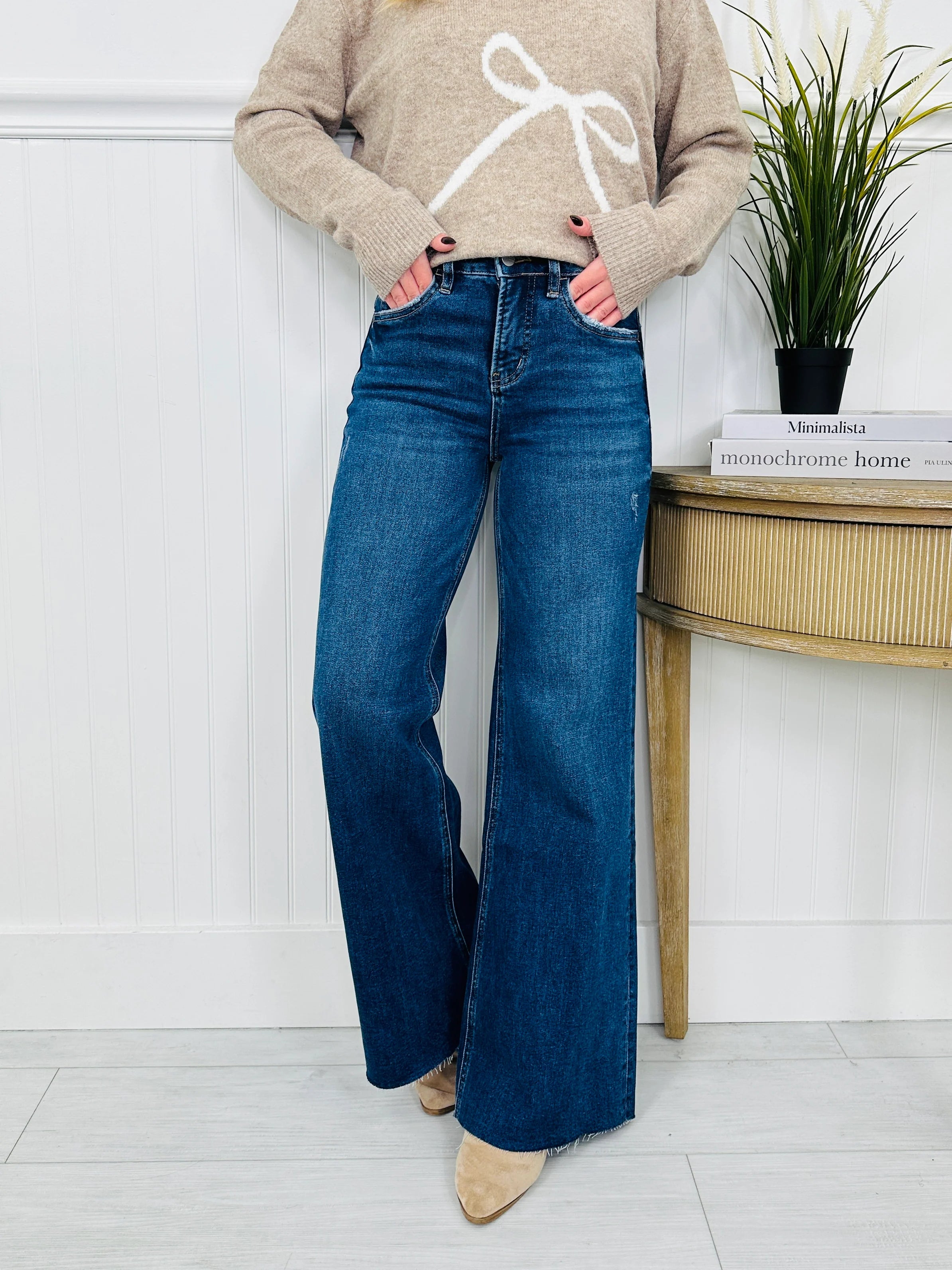 Under Control Wide Leg Tummy Control Jeans