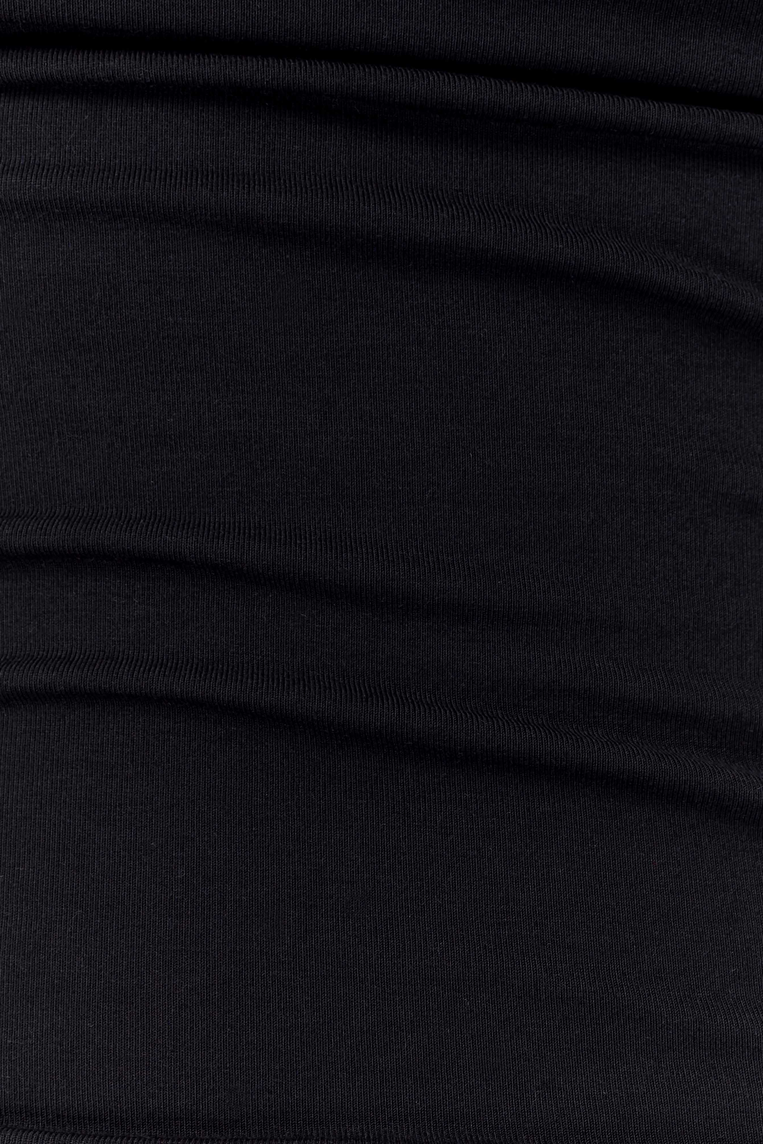 Black Modal Tank Top With Hardware