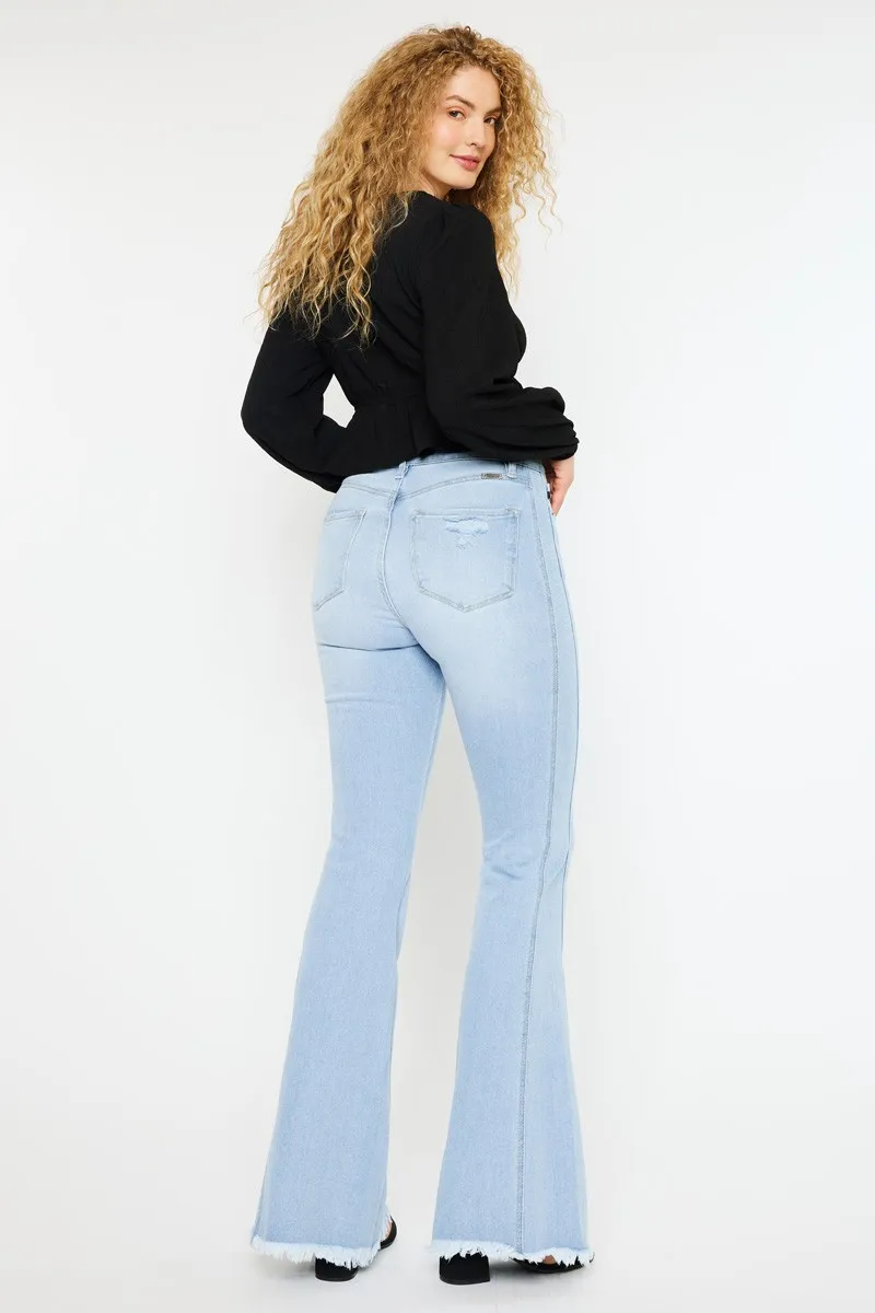 High Rise Curvy Flare Jeans