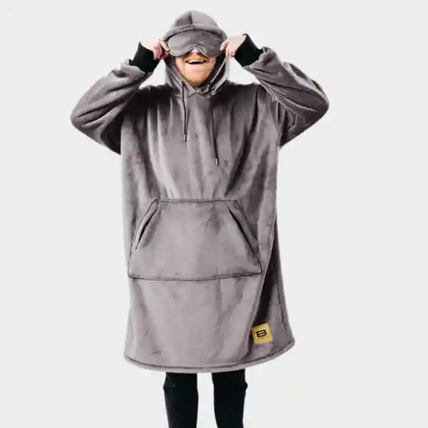 Wearable blanket Oversized with sherpa lining One size fits most.
