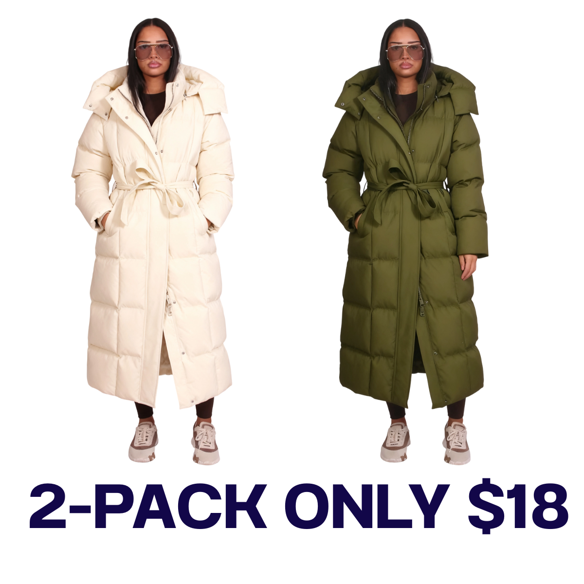 🔥Last Day 95% OFF🔥Women's Hooded Puffer