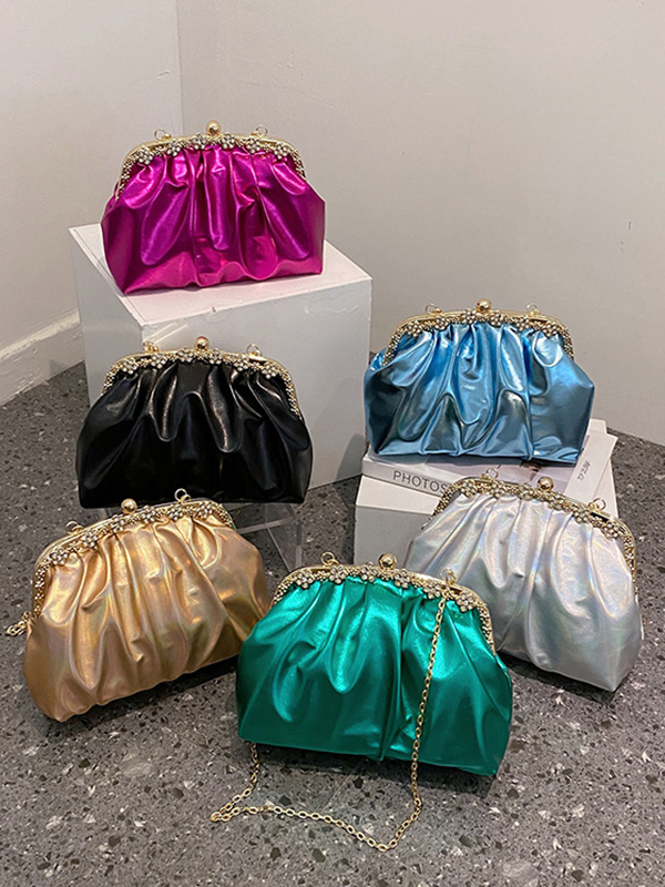 Pleated Shiny Bags