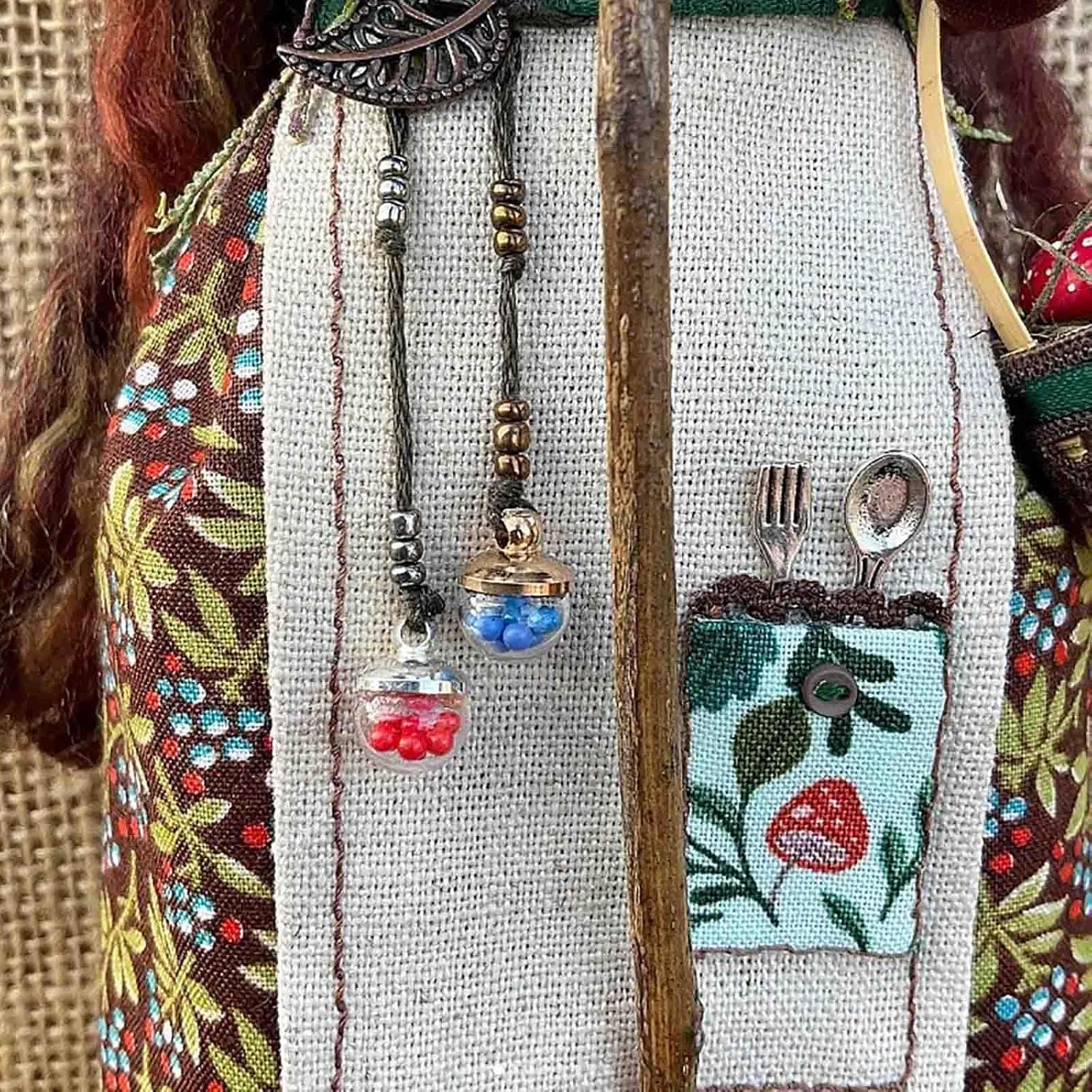 Handmade Kitchen Witch Doll  Your Kitchen's Lucky Charm & Whimsical Companion