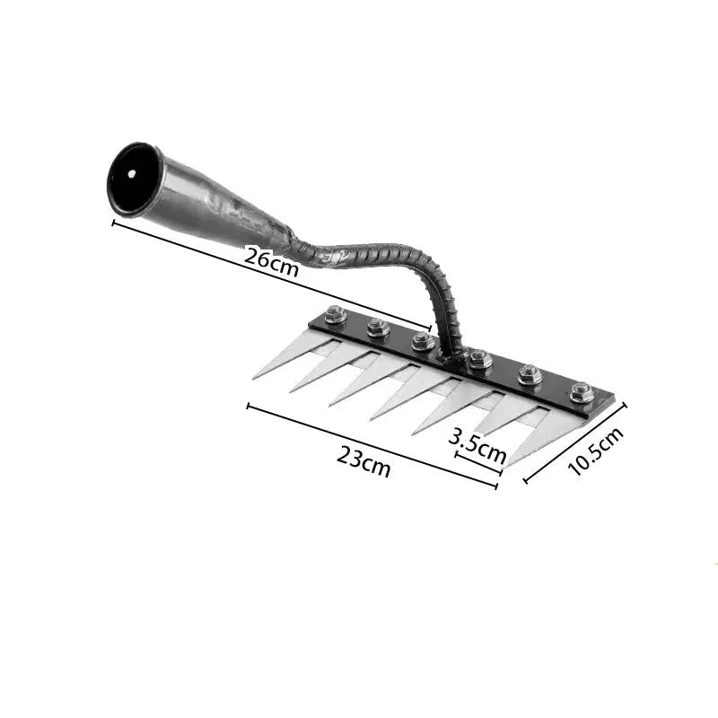 Upgraded Iron Weeding Rake