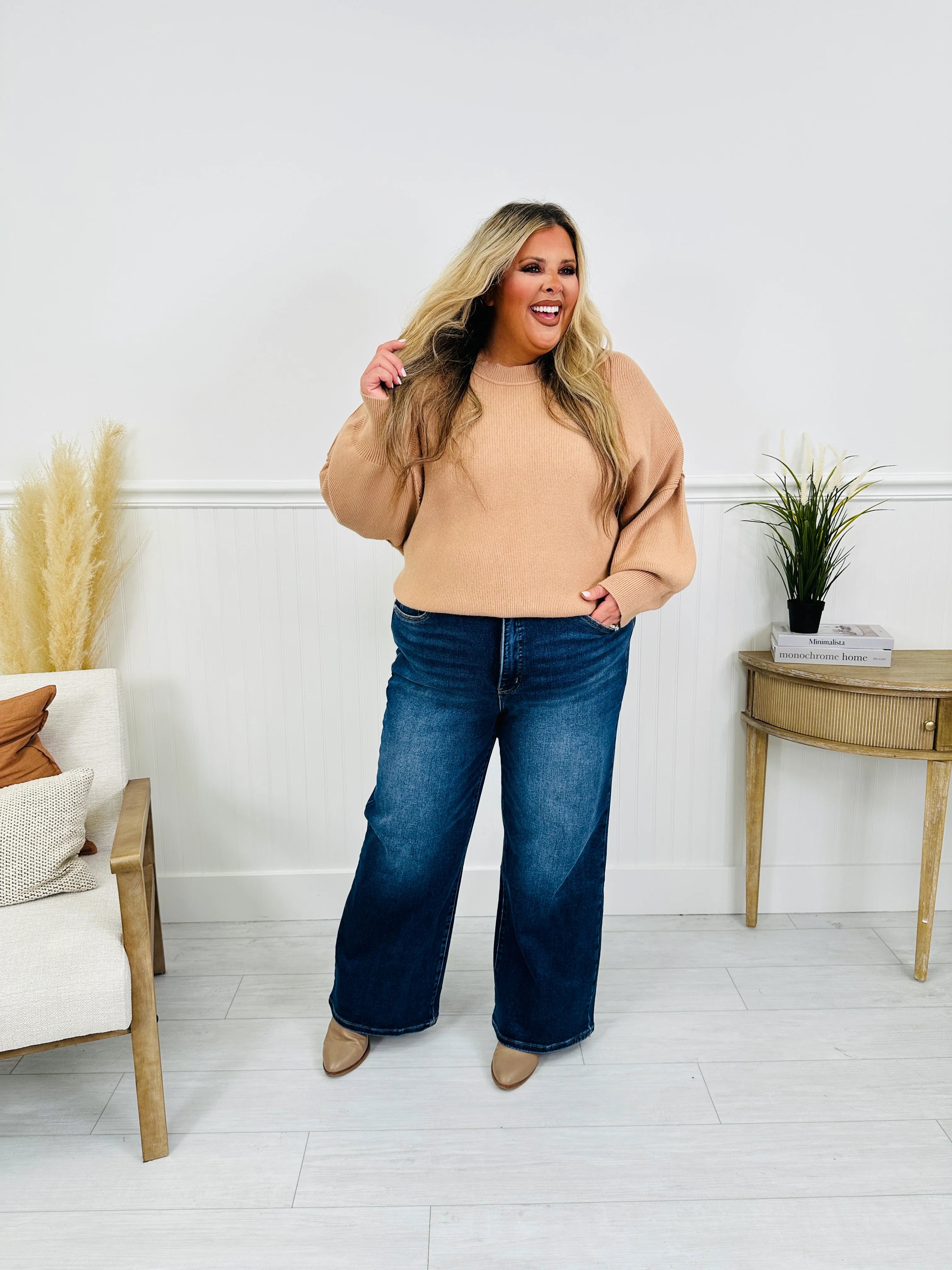 Made For You Wide Leg Jeans in Multiple Inseams