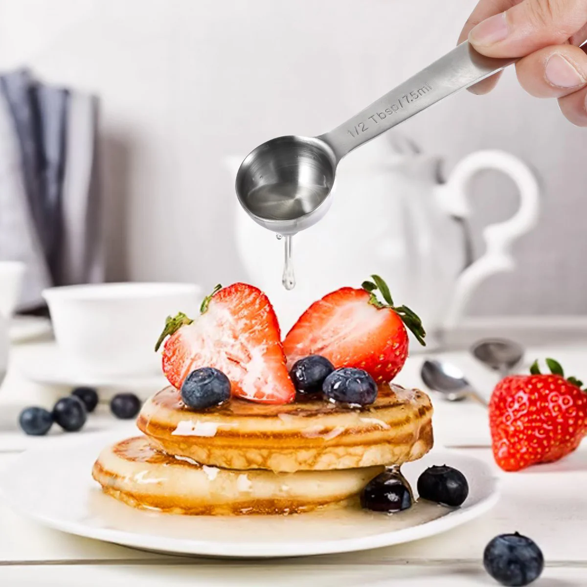 14PC Stainless Steel Measuring Cup and Measuring Spoon Set