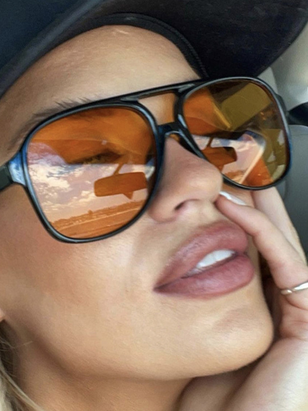 Geometric Sun-protection Sunglasses Accessories