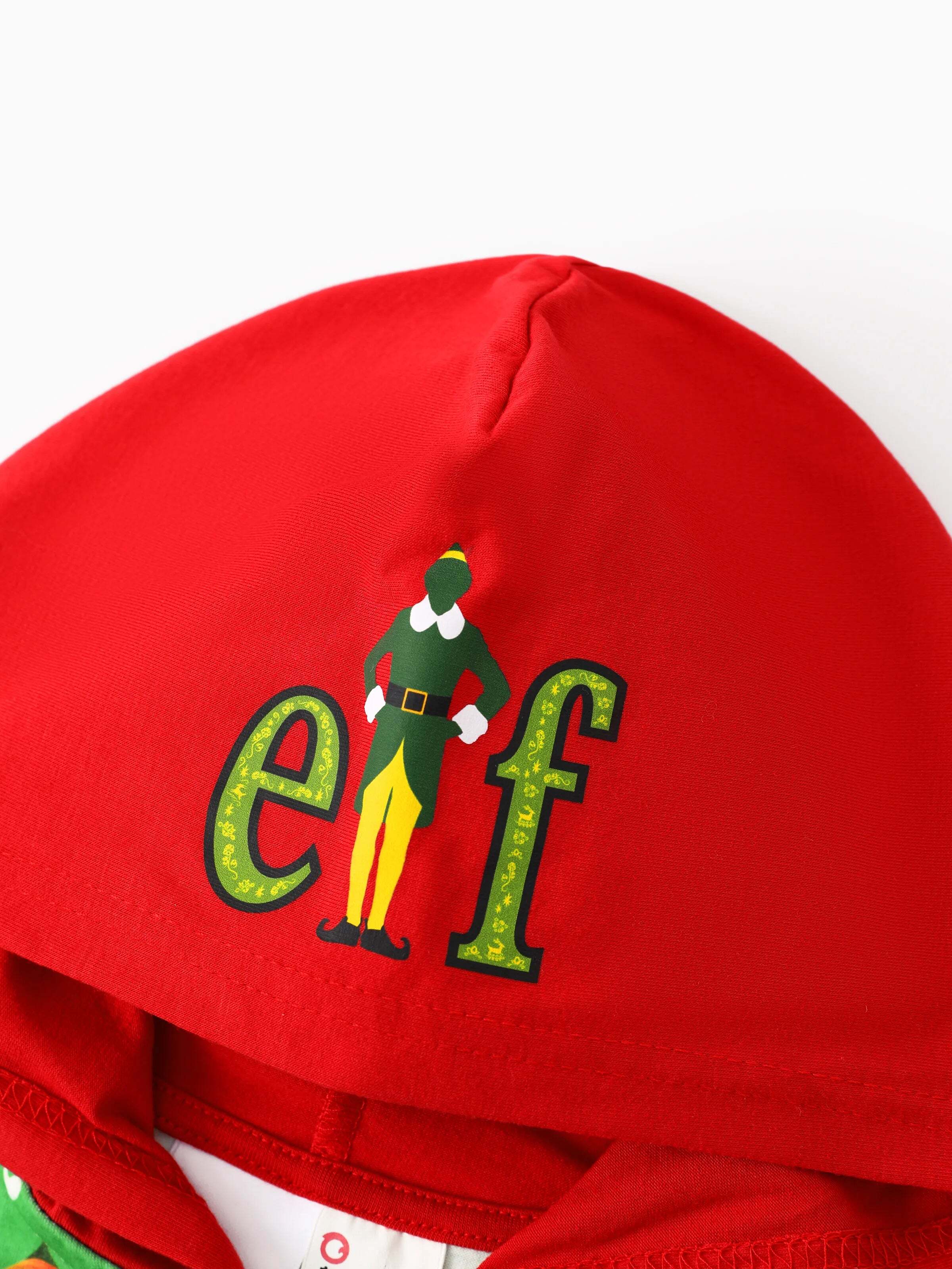 Christmas Family Matching Fair Isle Pattern Hooded Jumpsuit Green