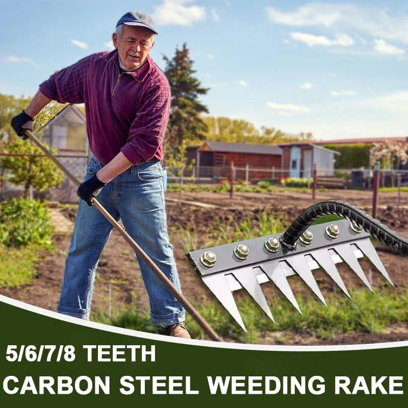 Upgraded Iron Weeding Rake
