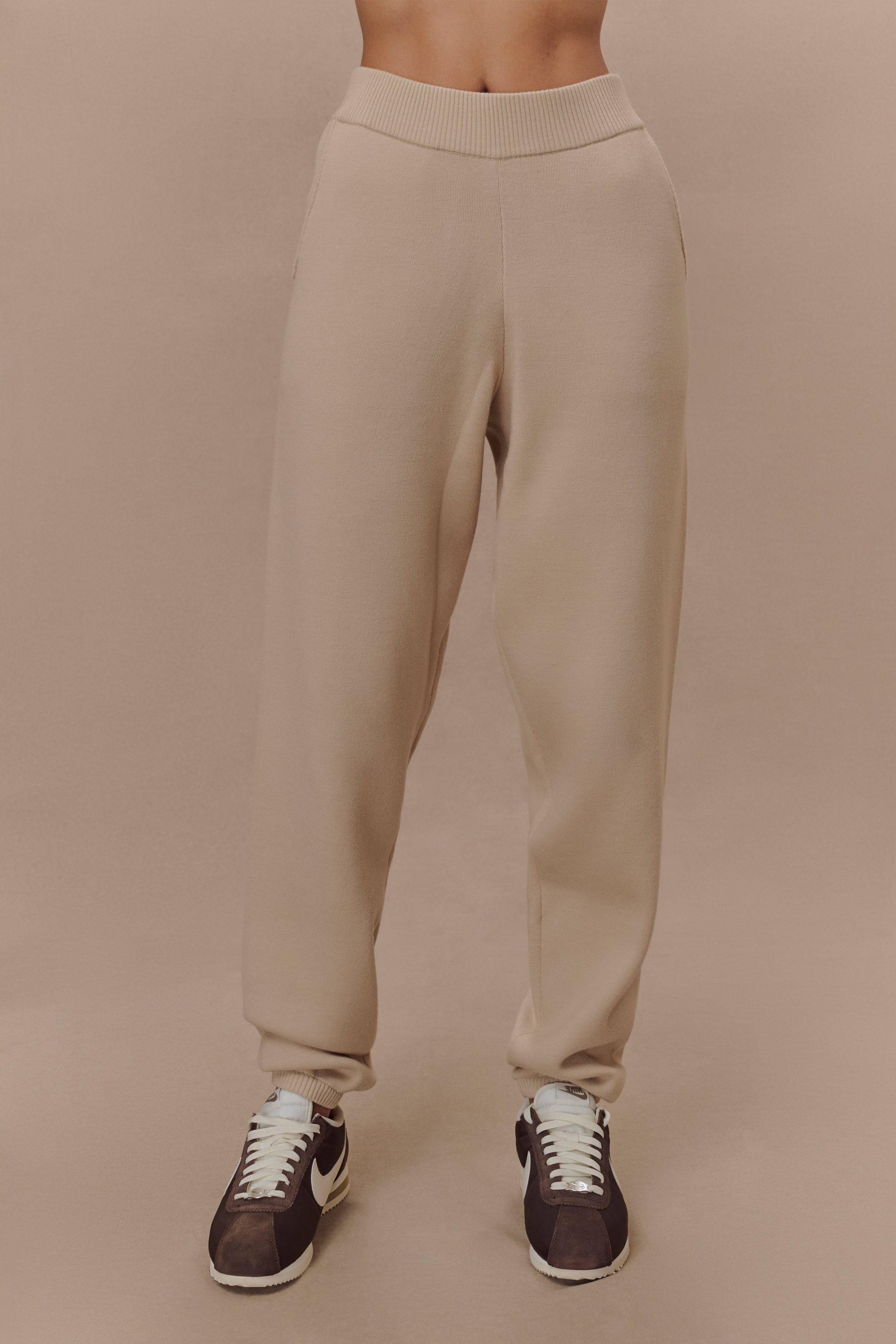 Camel Knit Jogger