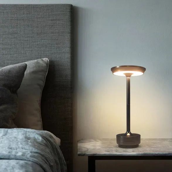 Ecolume Wireless Table Lamp - Dimmable & Rechargeable Waterproof Desk Light