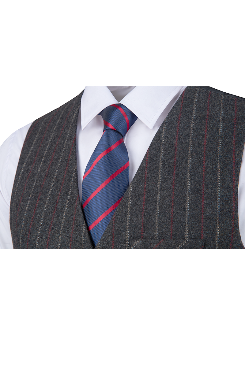 Men’s Vintage Pinstripe Tweed Vest