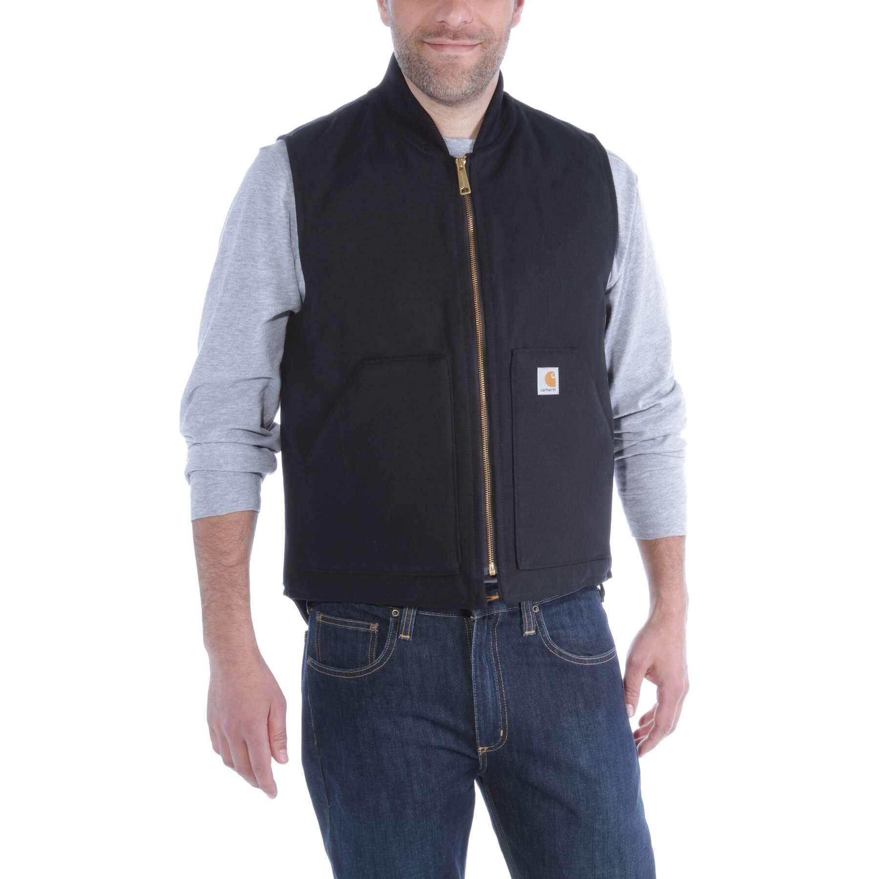 CHT Relaxed Fit Firm Duck Insulated Rib Collar Gilet Vest V01