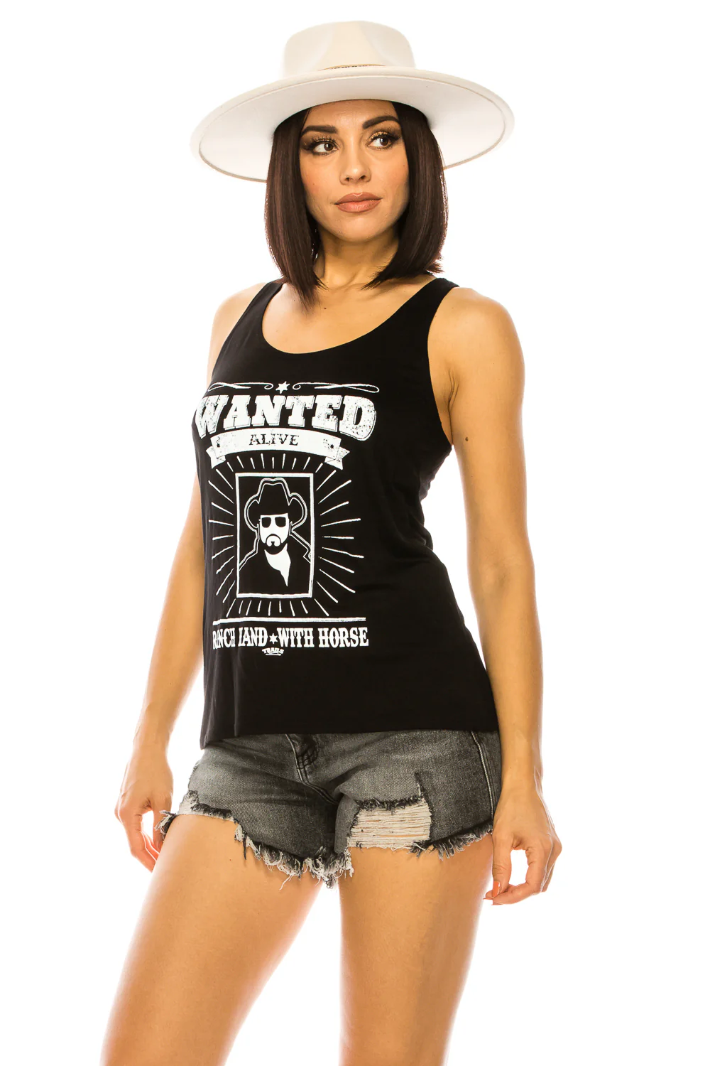 WANTED RANCH HAND TANK TOP
