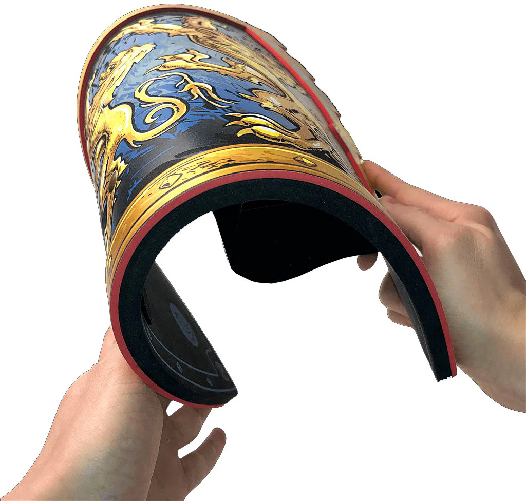 Triple Lion Crest Foam Shield