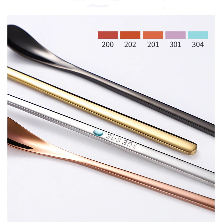 Long Handle Chocolate Spoons