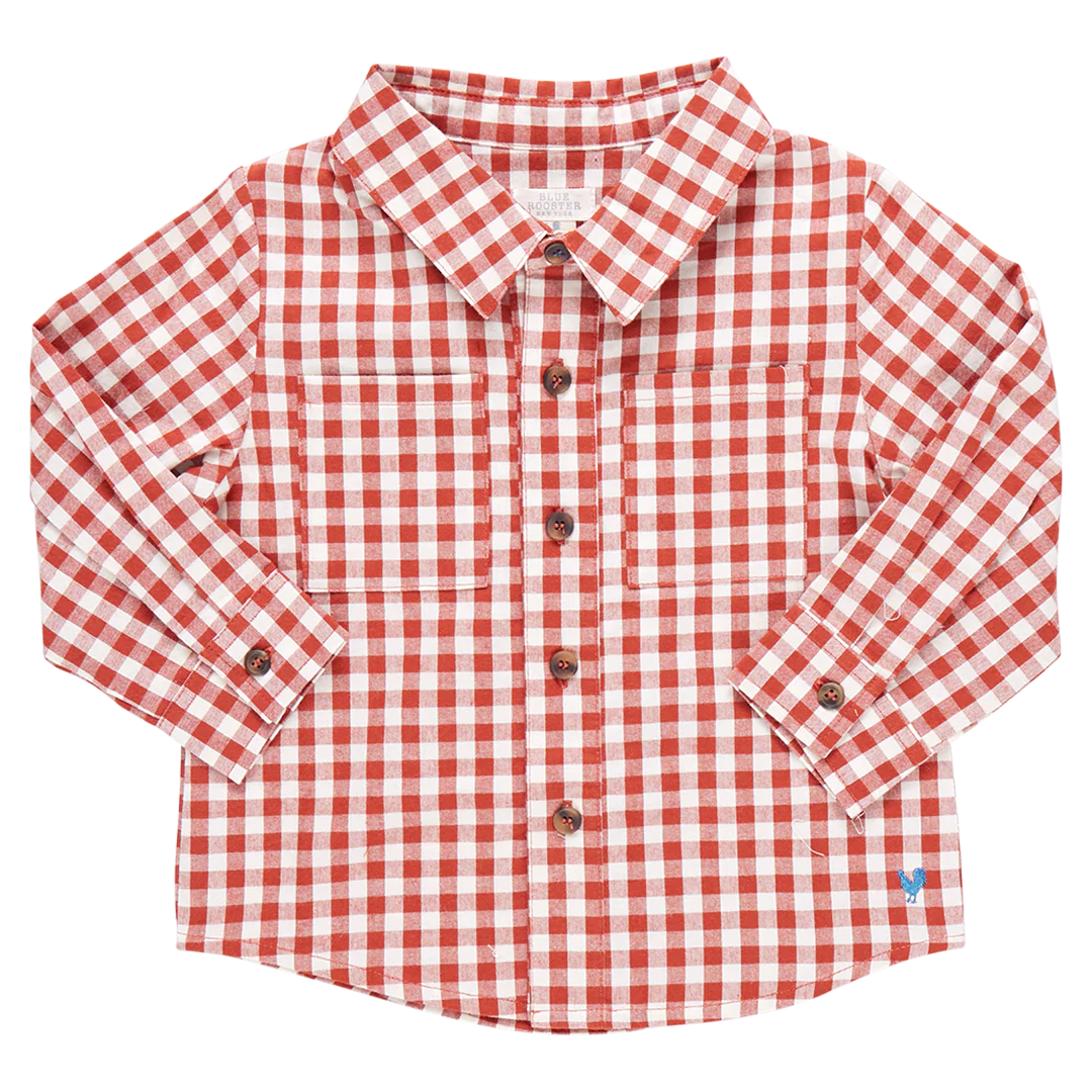 Boys Jack Shirt Pony Gingham