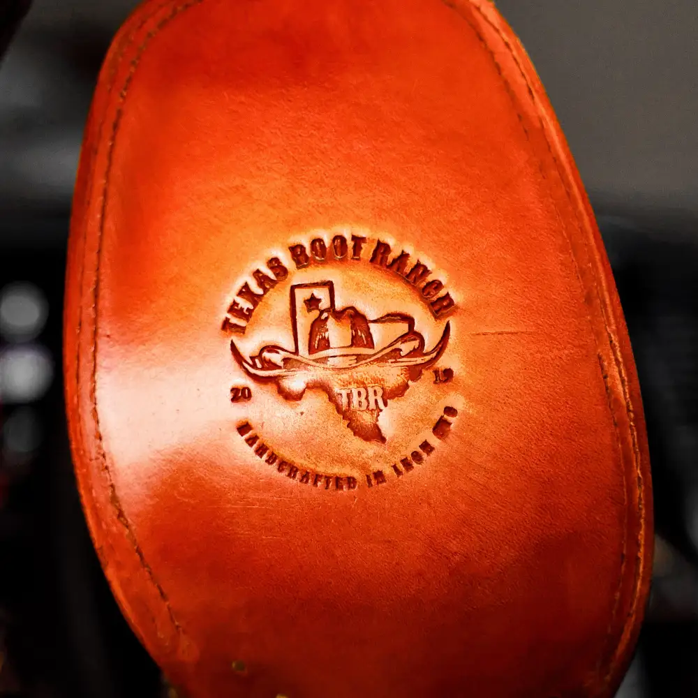 Honey Cognac Python Leather Boots - Square Toe