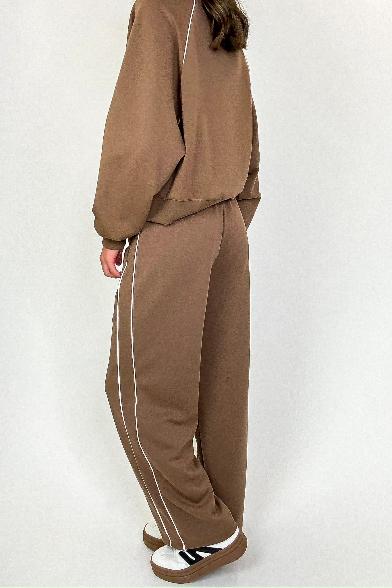 Trackline Wide Leg Knit Comfy Casual Sweat Pants