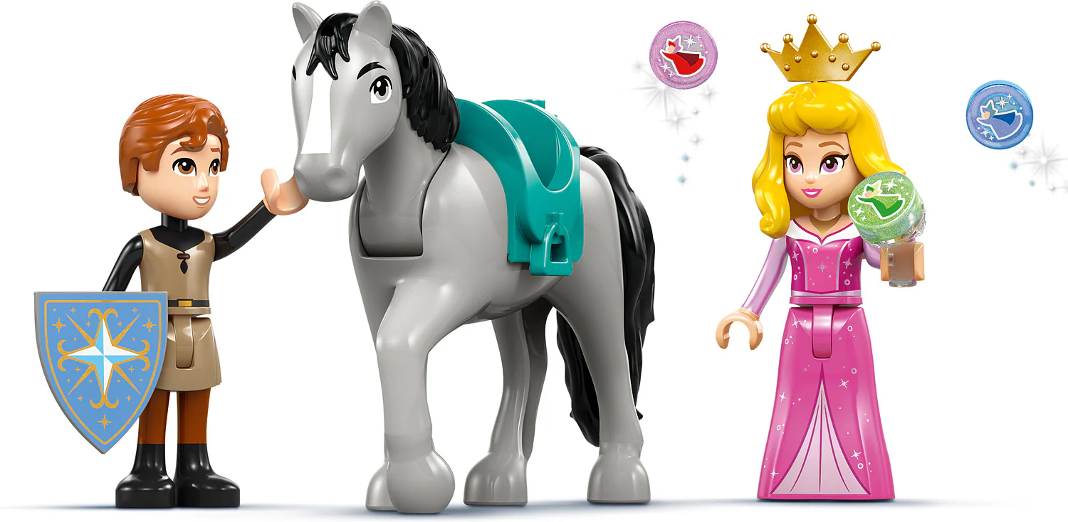 Maleficent's Dragon Form And Aurora's Castle