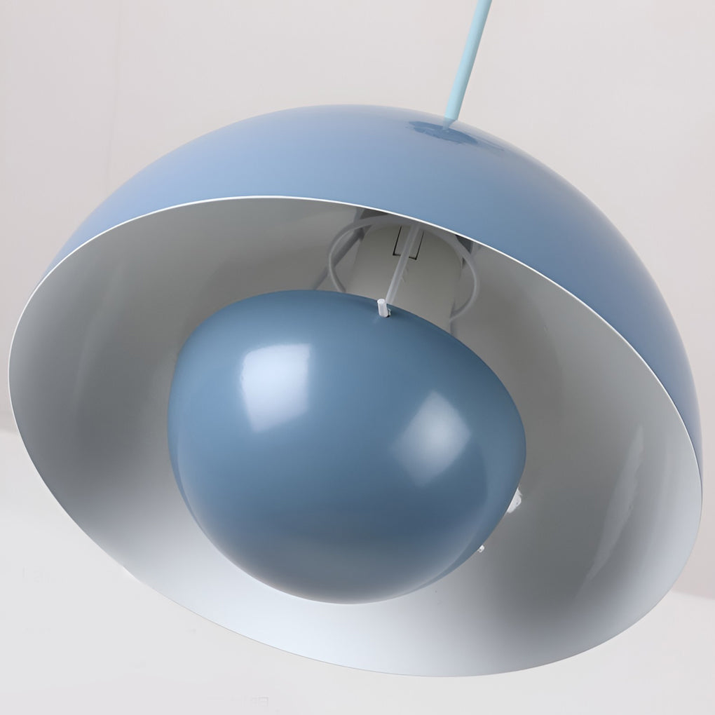 Creative Hemispherical Colorful Metal Nordic Island Light Pendant Lights