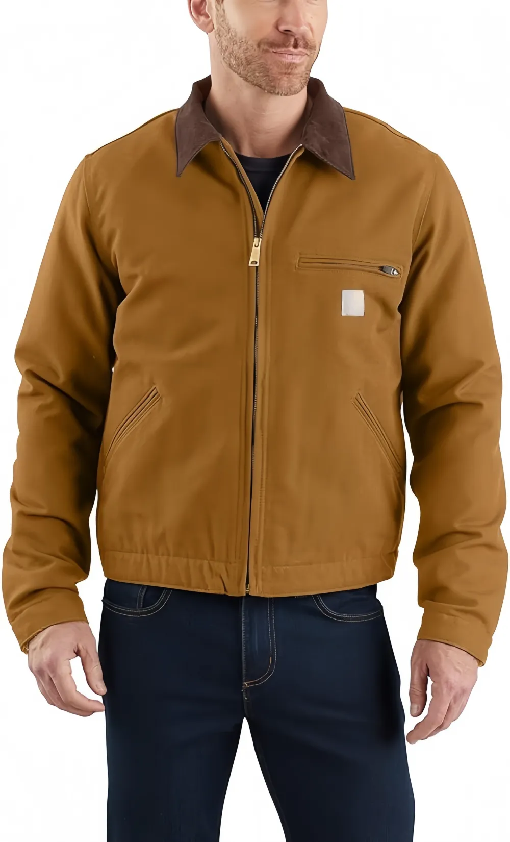 🔥Christmas Carnivals!🔥Hot Sale 🎁CHT Men's Tall Sandstone Detroit Jacket
