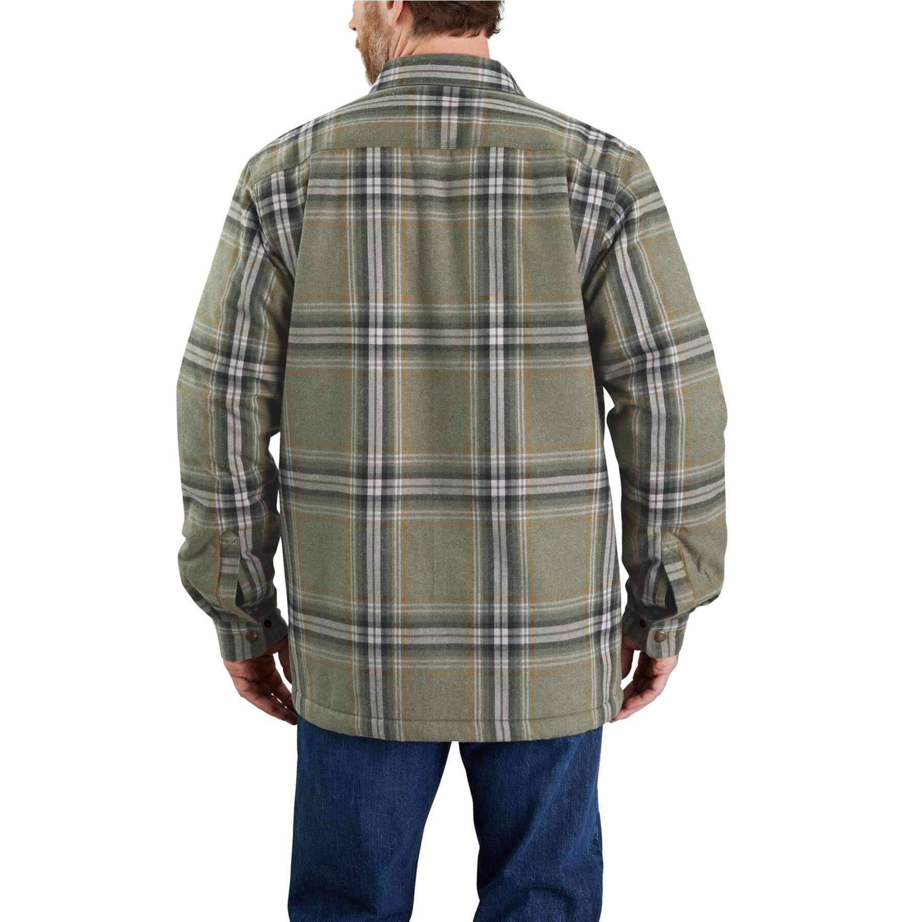 CHT Heavyweight Flannel Relaxed fit Sherpa Lined Shirt Jacket 105430