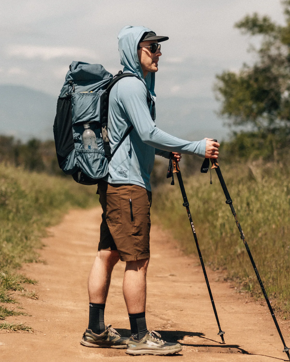 Men’s Light Breathable UPF 30+ Sun Hoodie