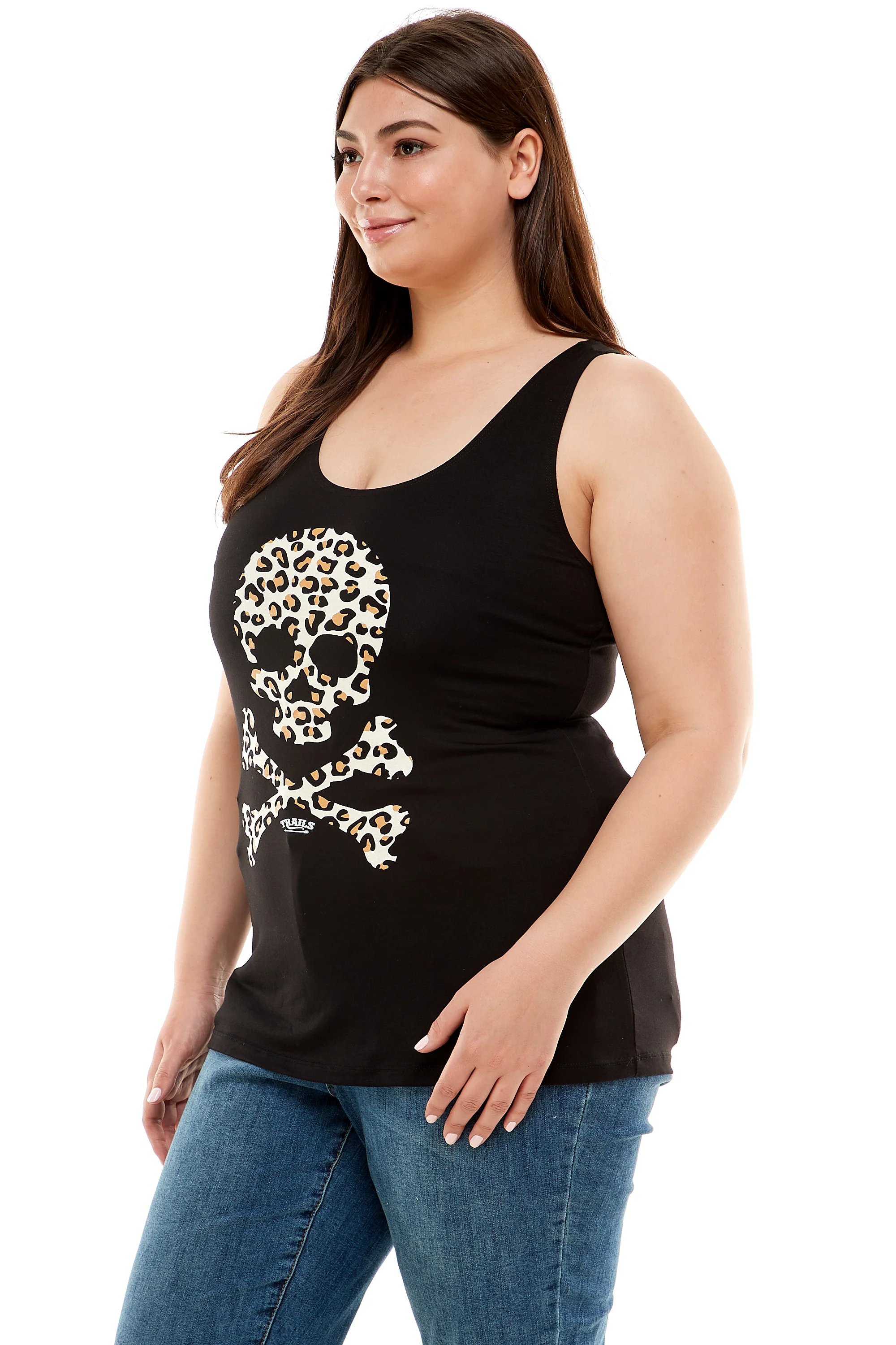 LEOPARD SKULL TANK TOP