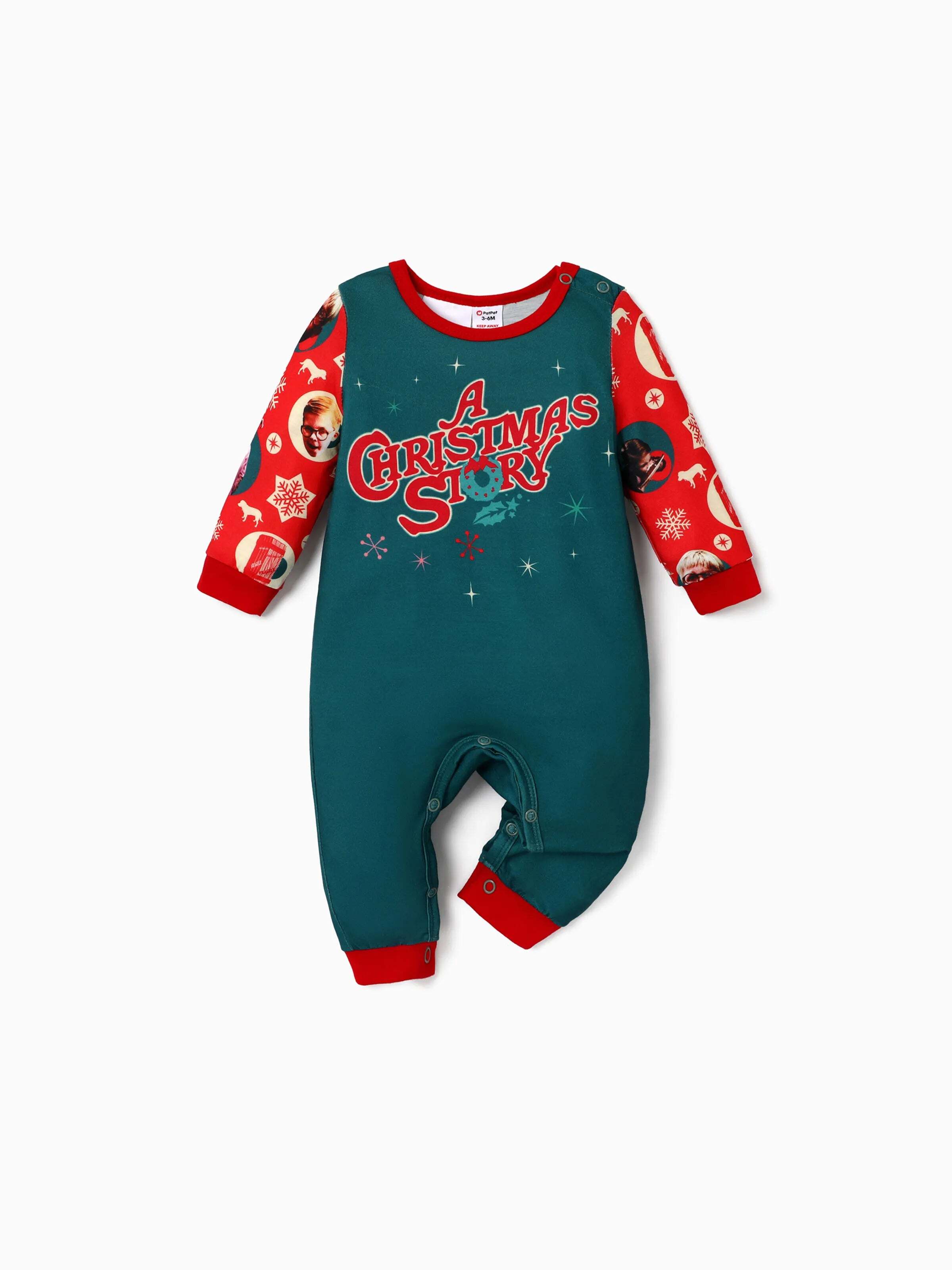 A Christmas Story Family Matching Christmas The Lamp Graphic Pajamas Sets with Christmas Socks