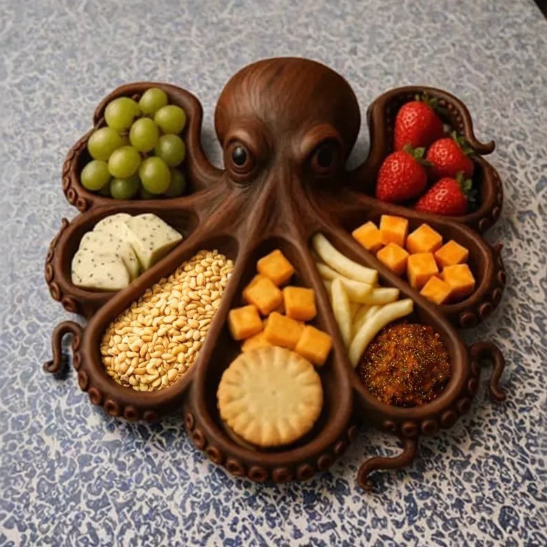 Octopus Charcuterie Tentacle Platter