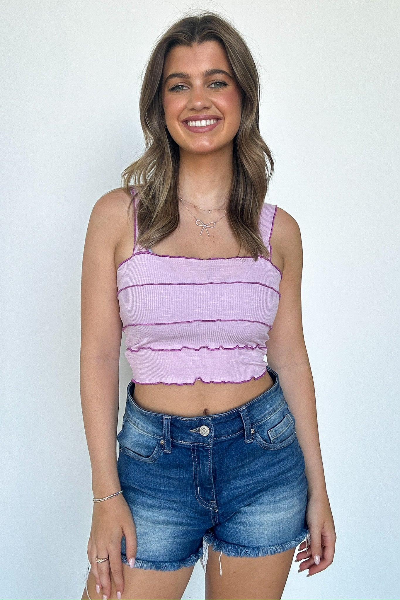 Contrast Tank Top