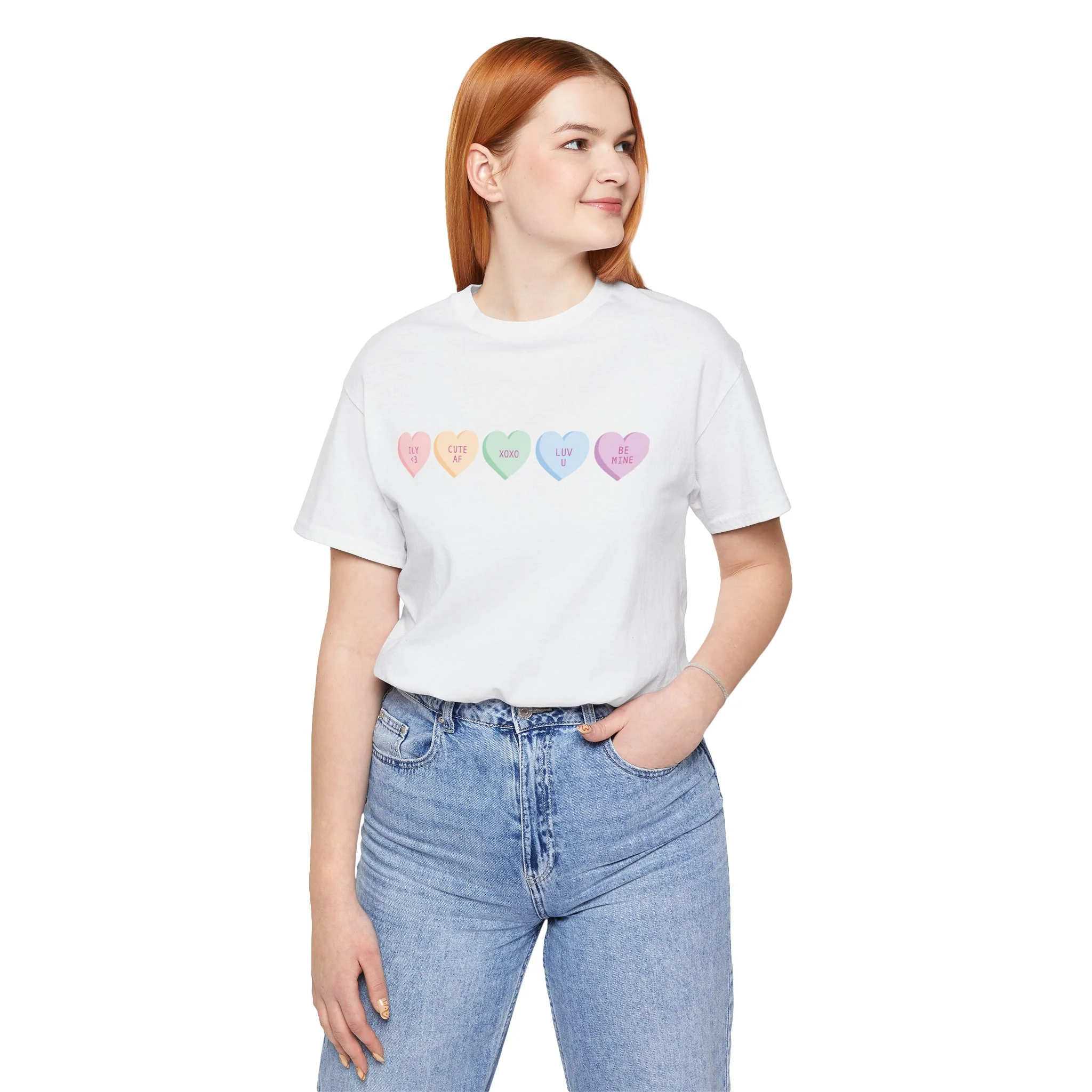 Convo Hearts Unisex Jersey Short Sleeve Tee