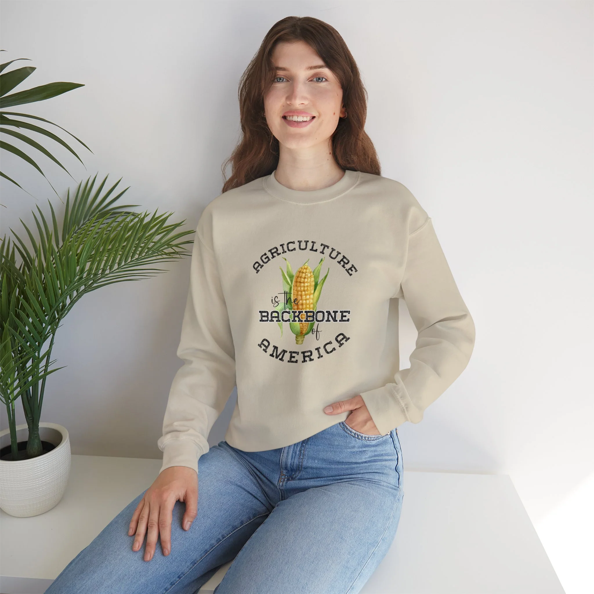 Agriculture Unisex Heavy Blend? Crewneck Sweatshirt
