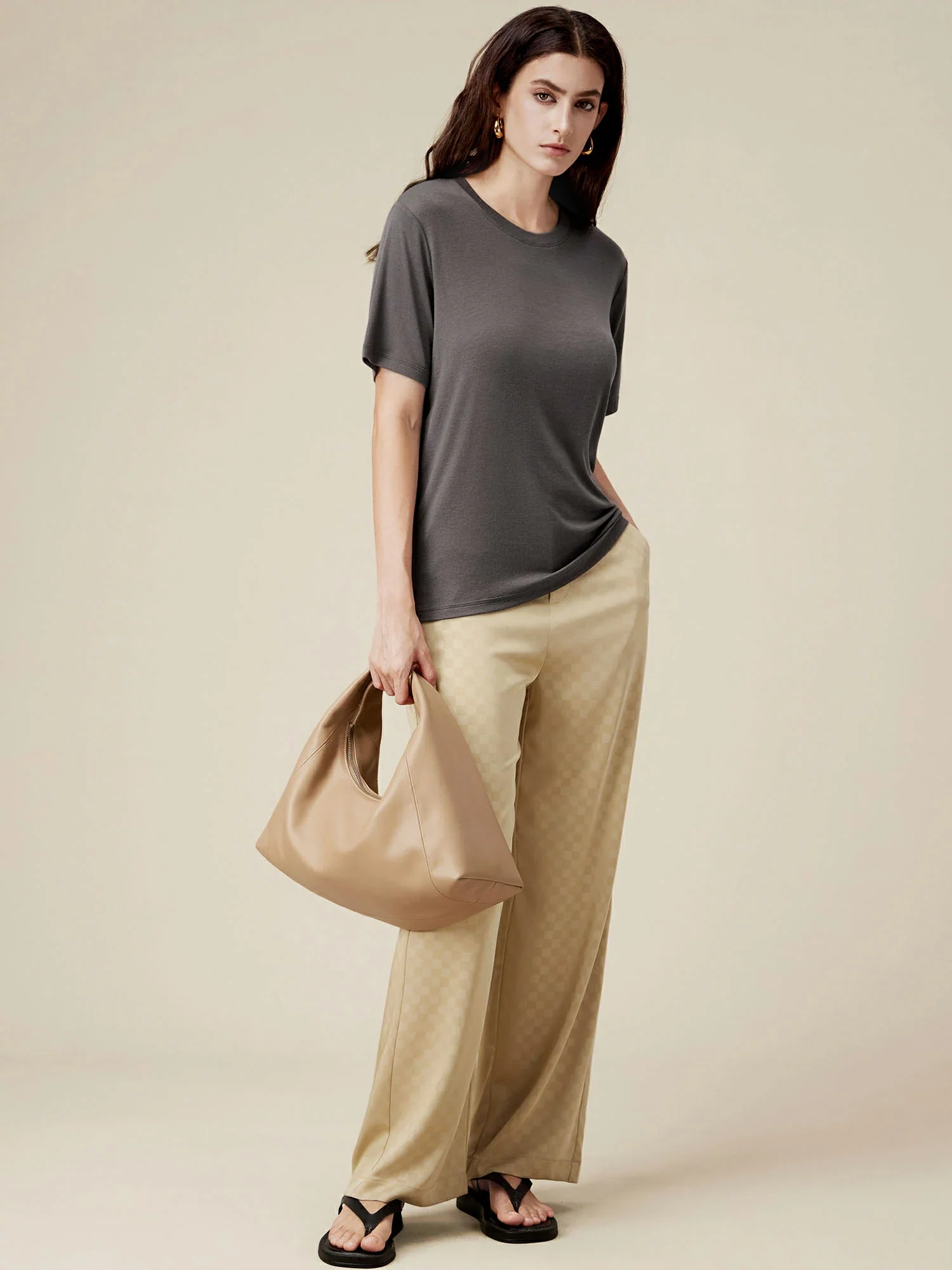 Lyocell Classic Loose T-Shirt